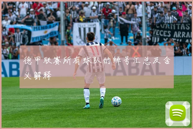 德甲联赛所有球队的绰号汇总及含义解释